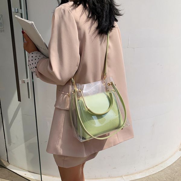2020 new women's shoulder bag fashion korean version of the shoulder bag fashion foreign style transparent jelly messenger
2020 new women's shoulder bag fashion korean version of the shoulder bag fashion foreign style transparent jelly messenger