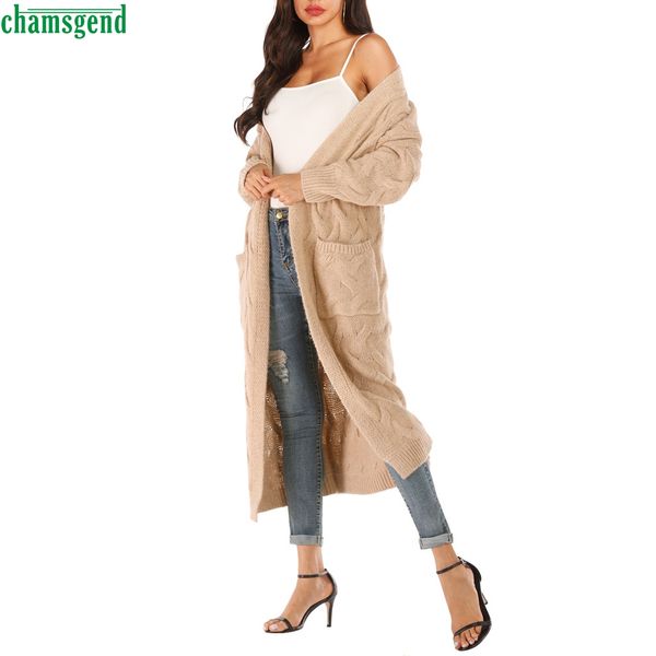 chamsgend women's elegant solid warm wool knitted cardigan laies fashion full sleeve sweater coats chaqueta de punto de lana, Black
chamsgend women's elegant solid warm wool knitted cardigan laies fashion full sleeve sweater coats chaqueta de punto de lana, Black