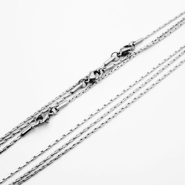 1.5mm snake chain 45cm 50cm 55cm 60cm stainless steel rolo chain necklace for women fashion jewelry, Silver
1.5mm snake chain 45cm 50cm 55cm 60cm stainless steel rolo chain necklace for women fashion jewelry, Silver