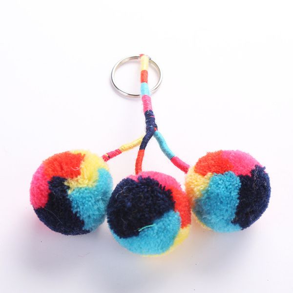 Cute Hair Ball Key Chain Multi-Storey Colour Hand-Painted Color Ball Hanging Pendant Keychains Bag Charm Pendant Car Accessories
Cute Hair Ball Key Chain Multi-Storey Colour Hand-Painted Color Ball Hanging Pendant Keychains Bag Charm Pendant Car Accessories