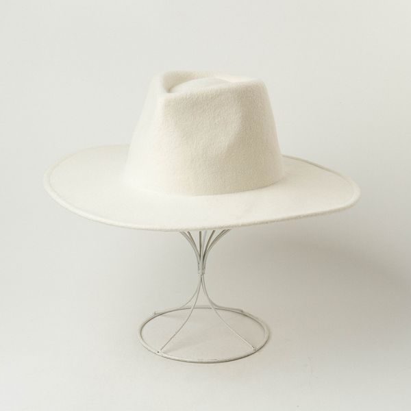 new fashion women white wide brim pure wool fedora hat classical panama hat wedding party ladies, Blue;gray
new fashion women white wide brim pure wool fedora hat classical panama hat wedding party ladies, Blue;gray