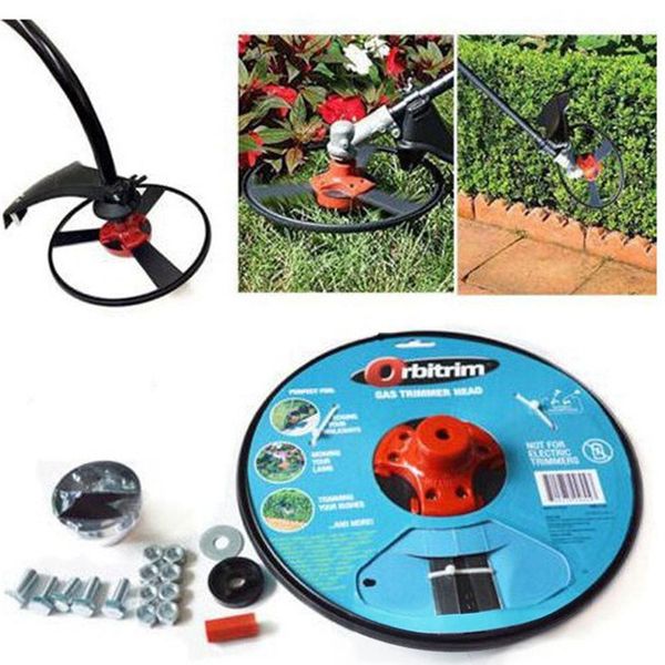 solid steel no string universal gas trimmer metal head cutter replacement garden trim grass