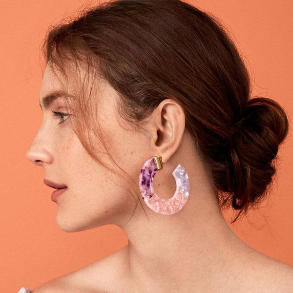 chiao fashion colorblock resin acrylic big hoop earrings trendy triple colors statement acetate earring gift for women, Golden
chiao fashion colorblock resin acrylic big hoop earrings trendy triple colors statement acetate earring gift for women, Golden