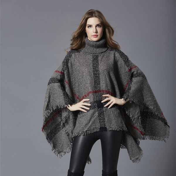 2019 winter style batwing sleeve loose pullovers tassels hem cloak poncho casual knitting sweater for women coat harajuku, Black
2019 winter style batwing sleeve loose pullovers tassels hem cloak poncho casual knitting sweater for women coat harajuku, Black
