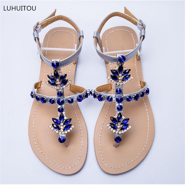 2019 new women`s summer bohemia diamond sandals woman beach shining rhinestones t-strap thong flip flop boho crystal shoes c15, Black
2019 new women`s summer bohemia diamond sandals woman beach shining rhinestones t-strap thong flip flop boho crystal shoes c15, Black