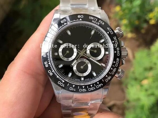 men's calibre 904l steel watch mens chronograph watches automatic cal.4130 cosmograph black ceramic dial men sport 116500ln eta wristwa, Slivery;brown
men's calibre 904l steel watch mens chronograph watches automatic cal.4130 cosmograph black ceramic dial men sport 116500ln eta wristwa, Slivery;brown