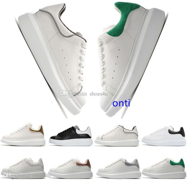 designer shoes genuine leather sneaker luxury mens women fashion white leather platform shoes flat casual shoes, Black
designer shoes genuine leather sneaker luxury mens women fashion white leather platform shoes flat casual shoes, Black