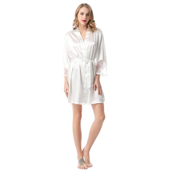 2020 new morning robe simulation silk white back tassel lace long sleeve summer comfortable ice silk nightgown female bathrobe, Black;red
2020 new morning robe simulation silk white back tassel lace long sleeve summer comfortable ice silk nightgown female bathrobe, Black;red