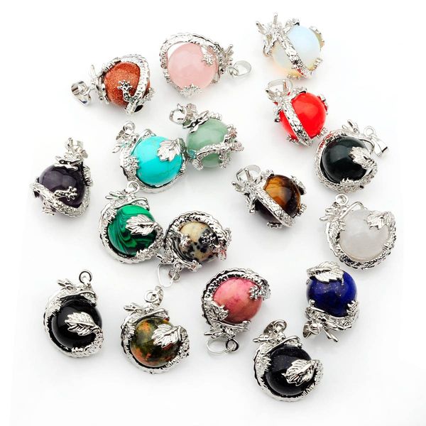natural stone pendant chinese style female necklace handmade round spherical rose quartz white crystal beads, Silver
natural stone pendant chinese style female necklace handmade round spherical rose quartz white crystal beads, Silver