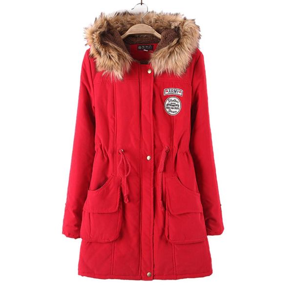 new women winter warm thicken jacket coat female autumn hooded cotton fur basic jacket outerwear slim long ladies casaco feminin, Black;brown
new women winter warm thicken jacket coat female autumn hooded cotton fur basic jacket outerwear slim long ladies casaco feminin, Black;brown