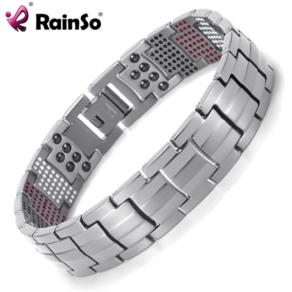 rainso men jewelry healing magnetic bangle balance health bracelet silver titanium bracelets special design for male, Golden;silver
rainso men jewelry healing magnetic bangle balance health bracelet silver titanium bracelets special design for male, Golden;silver