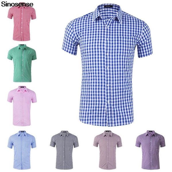 men's casual shirts us size mens lattice grid check plaid shirt 2021 short sleeve dress male summer clothes cotton men 8 colors, White;black
men's casual shirts us size mens lattice grid check plaid shirt 2021 short sleeve dress male summer clothes cotton men 8 colors, White;black