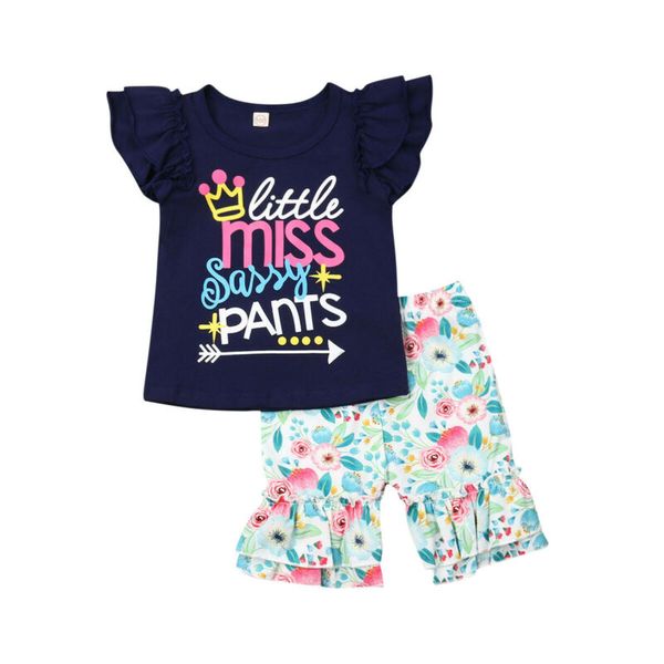 1-6y princess baby girl sassy t-shirt+floral pants outfits set clothes summer kids clothes, White
1-6y princess baby girl sassy t-shirt+floral pants outfits set clothes summer kids clothes, White
