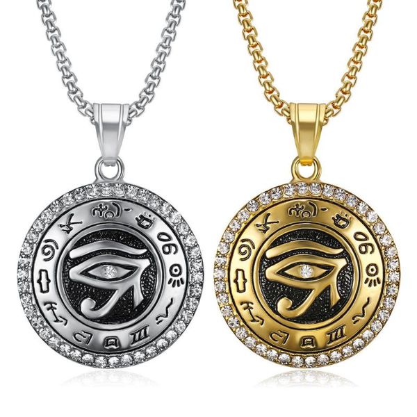 stainless steel eye of horus pendant necklace hip hop jewelry cz stone necklaces for men women, Silver
stainless steel eye of horus pendant necklace hip hop jewelry cz stone necklaces for men women, Silver