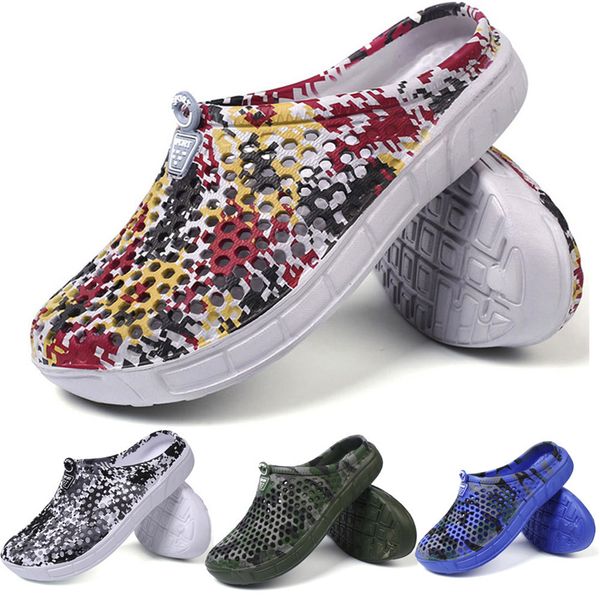 men summer slippers shoes plus large beach hole quick drying slipper indoor outdoor flat breathable sandals male shoes a40, Black
men summer slippers shoes plus large beach hole quick drying slipper indoor outdoor flat breathable sandals male shoes a40, Black