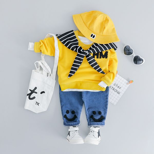toddler infant clothing sets baby girls boys clothes suit for spring striped leadership t shirt jeans kids children costume, White
toddler infant clothing sets baby girls boys clothes suit for spring striped leadership t shirt jeans kids children costume, White