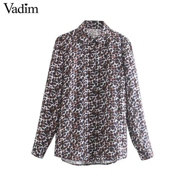 vadim women chic leopard print blouse animal pattern long sleeve vintage shirt female stylish office wear blusas lb798, White
vadim women chic leopard print blouse animal pattern long sleeve vintage shirt female stylish office wear blusas lb798, White