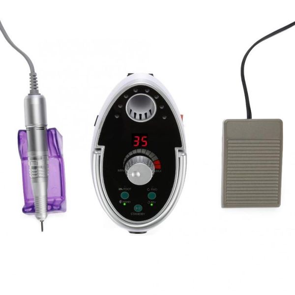 electric nail art drilling grinding pen machine set manicure pedicure tools with foot switch for nail art, Silver
electric nail art drilling grinding pen machine set manicure pedicure tools with foot switch for nail art, Silver