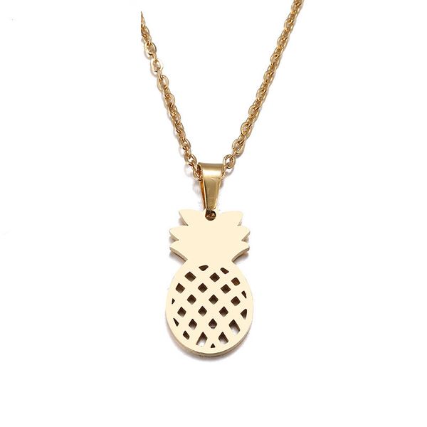 stainless steel necklace for women lover's gold and silver color pineapple pendant necklace engagement jewelry female's for women
stainless steel necklace for women lover's gold and silver color pineapple pendant necklace engagement jewelry female's for women