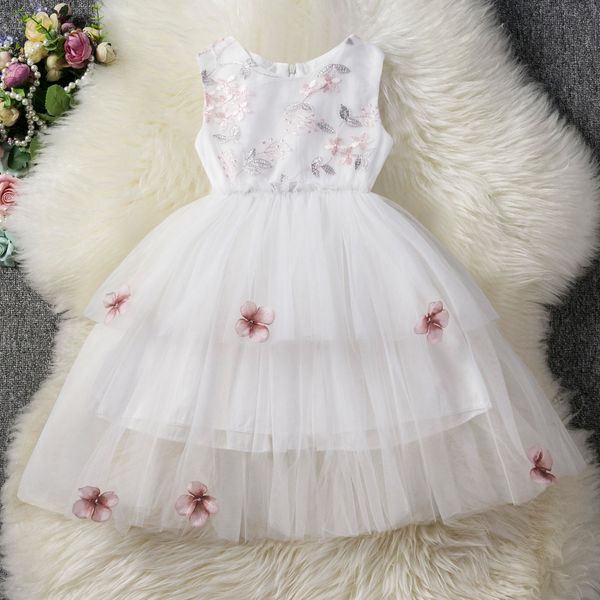 kids designer girls dresses embroidered tulle vest princess dress summer sleeveless fashion flower appliqued ruffle party dresses clothing, Red;yellow
kids designer girls dresses embroidered tulle vest princess dress summer sleeveless fashion flower appliqued ruffle party dresses clothing, Red;yellow
