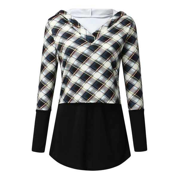 women maternity long sleeve plaid printed nursing pullover hoodie sweatshirts breastfeeding pregnancy clothes maternity, White
women maternity long sleeve plaid printed nursing pullover hoodie sweatshirts breastfeeding pregnancy clothes maternity, White