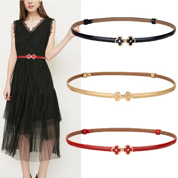 female woman cute lovely flower slim leather belt shiny glossy fashion trendy luxury designer 96cm 3ft, Black;brown
female woman cute lovely flower slim leather belt shiny glossy fashion trendy luxury designer 96cm 3ft, Black;brown