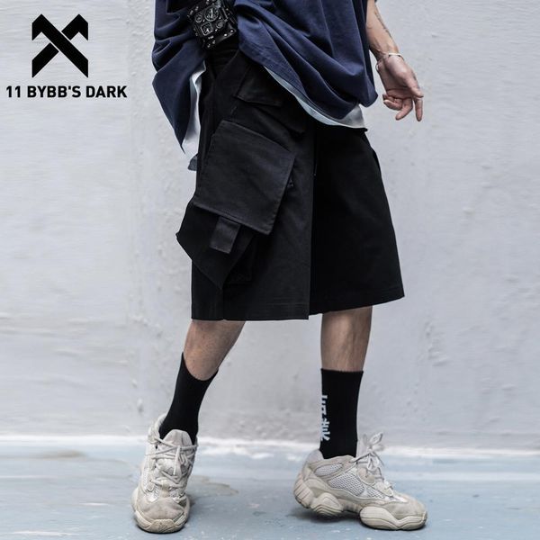 11 bybb's dark hip hop cargo shorts mens 2020ss summer multi pockets casual knee length short pants men joggers streetwear cx200701, White;black
11 bybb's dark hip hop cargo shorts mens 2020ss summer multi pockets casual knee length short pants men joggers streetwear cx200701, White;black