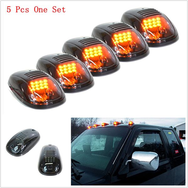 mayitr 5pcs/lot led car cab roof marker light smoked amber running led car external lights for truck suv pickup 4x4 lamp
mayitr 5pcs/lot led car cab roof marker light smoked amber running led car external lights for truck suv pickup 4x4 lamp