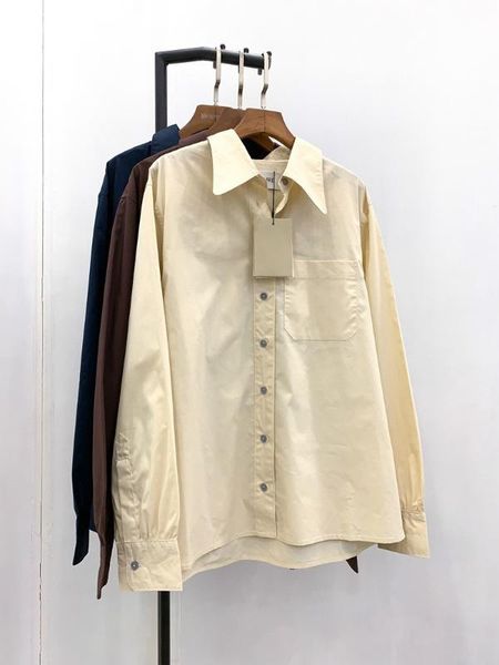 women's blouses & shirts women shirt solid pointed collar simple loose cotton long sleeve, White
women's blouses & shirts women shirt solid pointed collar simple loose cotton long sleeve, White