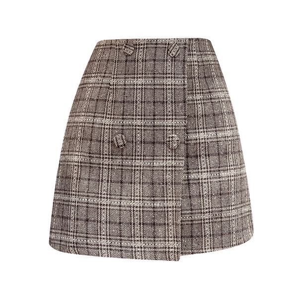 harajuku retro plaid woolen skirt female new thin high waist fashion woolen hip skirt, Black
harajuku retro plaid woolen skirt female new thin high waist fashion woolen hip skirt, Black