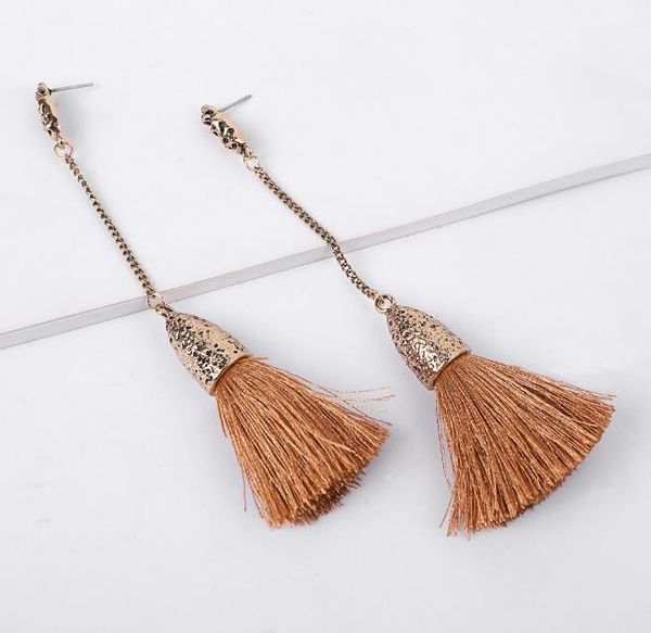 wholesale-earrings europe and america wild tassel long paragraph creative earrings fashion retro ethnic wind earrings, Golden;silver
wholesale-earrings europe and america wild tassel long paragraph creative earrings fashion retro ethnic wind earrings, Golden;silver