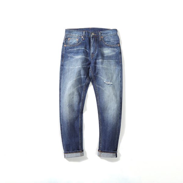 11 oz autumn indigo red ear tannin may troupe, cattle nine minutes of pants mbbcar narrow water wash jeans, Blue
11 oz autumn indigo red ear tannin may troupe, cattle nine minutes of pants mbbcar narrow water wash jeans, Blue
