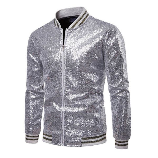men shiny blazers gold sequin glitter suit jackets male nightclub one button suit blazer dj stage blazers, Black;brown
men shiny blazers gold sequin glitter suit jackets male nightclub one button suit blazer dj stage blazers, Black;brown