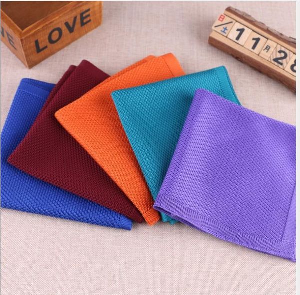 new simple pure colored knitted towel fashion suit pocket towel formal dress towel, Blue;purple
new simple pure colored knitted towel fashion suit pocket towel formal dress towel, Blue;purple