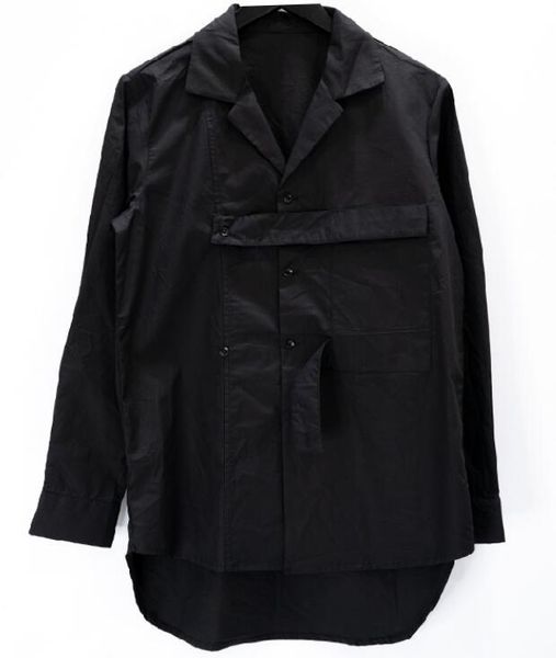 s-6xl 2019 spring men's new fashion customized lapel vintage cotton pleated old cotton shirt, White;black
s-6xl 2019 spring men's new fashion customized lapel vintage cotton pleated old cotton shirt, White;black