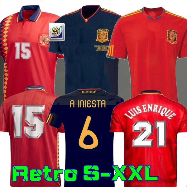 final 2010 spain retro jersey 1994 world cup raul xavi hierro luis ensrique xavi alonso caminero iniesta puyol pique davad david villa, Black;yellow
final 2010 spain retro jersey 1994 world cup raul xavi hierro luis ensrique xavi alonso caminero iniesta puyol pique davad david villa, Black;yellow