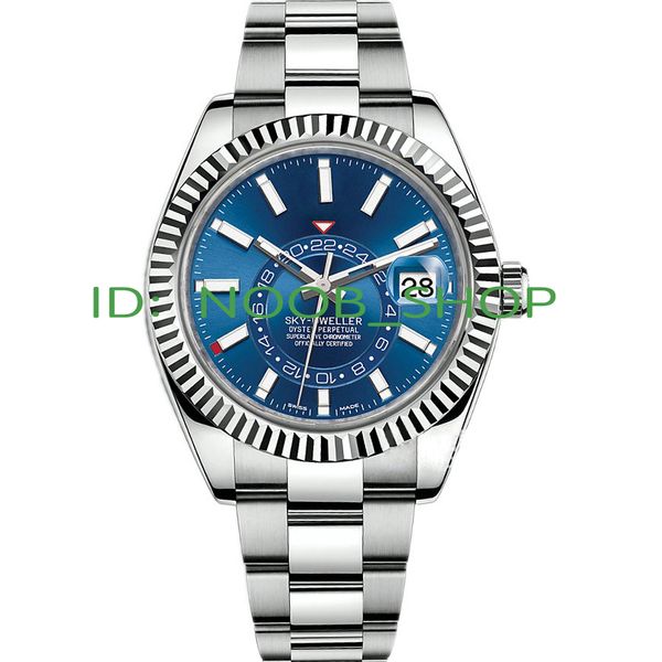 men watch automatic mechanical business sky-dweller gmt calendar watches stainless steel luminous waterproof wristwatch, Slivery;brown
men watch automatic mechanical business sky-dweller gmt calendar watches stainless steel luminous waterproof wristwatch, Slivery;brown