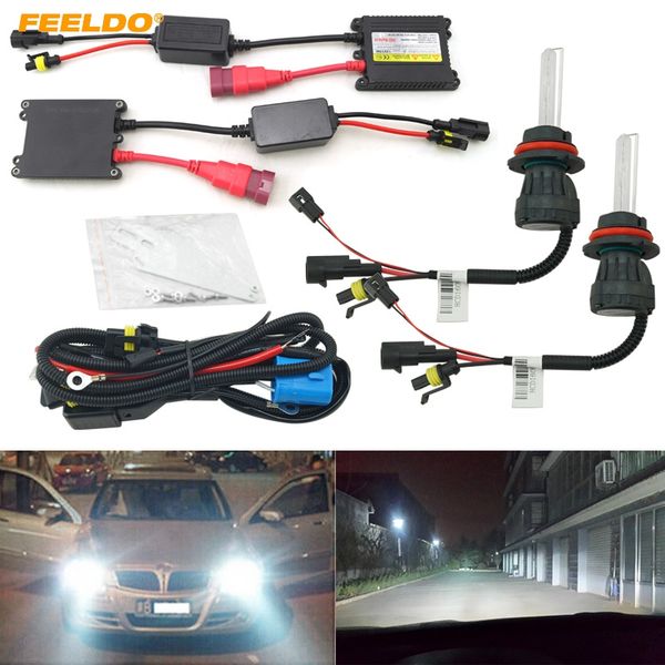 feeldo 1set car headlight 9004 9007 xenon bulb hi/lo beam bi-xenon bulb light 35w dc 12v slim ballast hid kit
feeldo 1set car headlight 9004 9007 xenon bulb hi/lo beam bi-xenon bulb light 35w dc 12v slim ballast hid kit