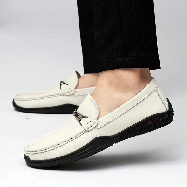 genuine leather men casual shoes sneakers mens loafers moccasins outdoor breathable slip on driving fashion shoes men, Black
genuine leather men casual shoes sneakers mens loafers moccasins outdoor breathable slip on driving fashion shoes men, Black