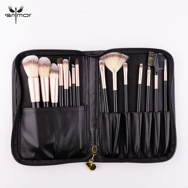 anmor 15pcs professional makeup brushes set portable foundation eyeshadow cosmetic bag travel make up brush pinceaux maquillage
anmor 15pcs professional makeup brushes set portable foundation eyeshadow cosmetic bag travel make up brush pinceaux maquillage