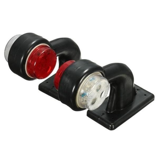 2pcs 12led side marker lights white red elbow lamp compatible with 24v trailer truck dropshipping
2pcs 12led side marker lights white red elbow lamp compatible with 24v trailer truck dropshipping