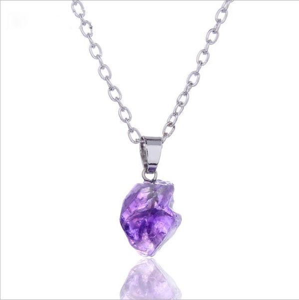 wholesale fashion women necklace irregular pendant stone necklace natural stone crystal rich purple support custom jewelry, Silver
wholesale fashion women necklace irregular pendant stone necklace natural stone crystal rich purple support custom jewelry, Silver