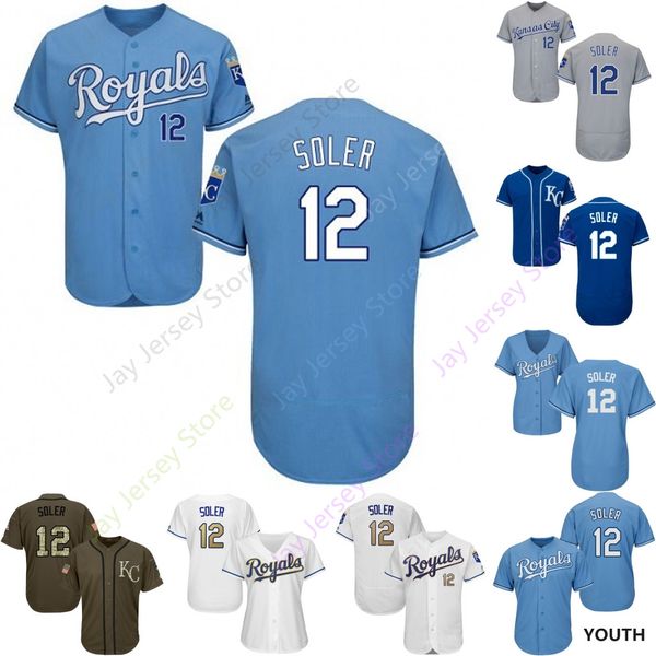 2019 Kansas City 12 Jorge Soler Jersey Royals Jerseys Cool Base Flexbase Home Away White Black Red Grey Pullover Button Men Women Youth
2019 Kansas City 12 Jorge Soler Jersey Royals Jerseys Cool Base Flexbase Home Away White Black Red Grey Pullover Button Men Women Youth