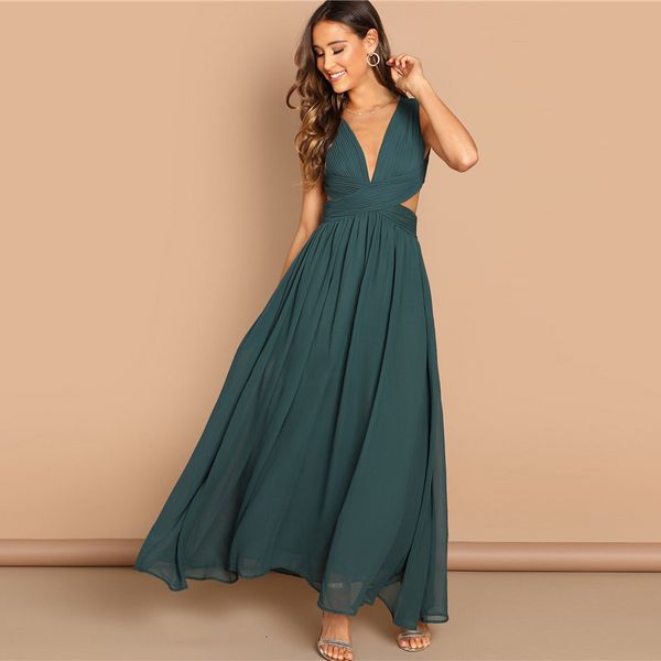 designer dresses summer dress green plunge neck crisscross waist ball dress twill plain and flare dress autumn modern lady party dresses, Black;gray
designer dresses summer dress green plunge neck crisscross waist ball dress twill plain and flare dress autumn modern lady party dresses, Black;gray