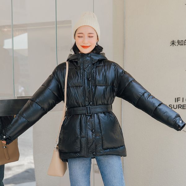 new style cotton-padded clothes women's winter korean-style large size loose-fit bright surface down feather cotton-padded jacke, Blue;black
new style cotton-padded clothes women's winter korean-style large size loose-fit bright surface down feather cotton-padded jacke, Blue;black