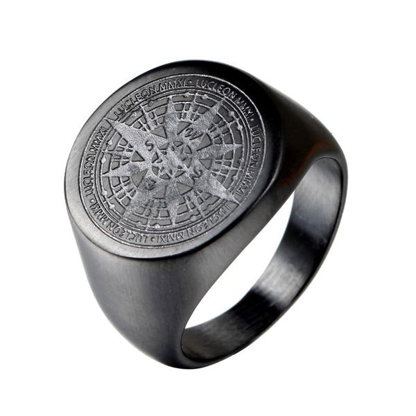 men's stainless steel stars vintage round compass signet ring silver and gold and black color band ring, Golden;silver
men's stainless steel stars vintage round compass signet ring silver and gold and black color band ring, Golden;silver