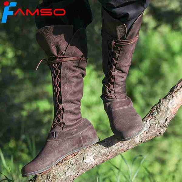 famso 2019 new women boots size 34-43 lace-up autumn flats heels knee high boots fashion winter waterproof snow, Black
famso 2019 new women boots size 34-43 lace-up autumn flats heels knee high boots fashion winter waterproof snow, Black