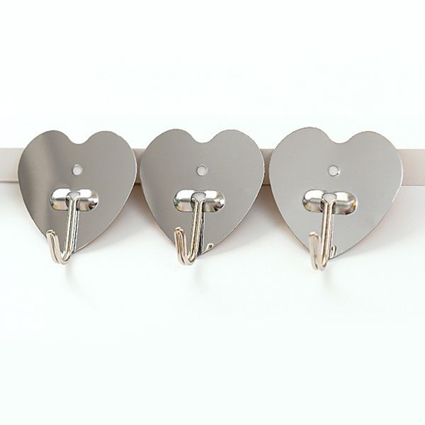 5pcs heart type seamless metal clothes hat bag hanger hook wall mounted door keys coat hanger holder self-adhesive tool
5pcs heart type seamless metal clothes hat bag hanger hook wall mounted door keys coat hanger holder self-adhesive tool