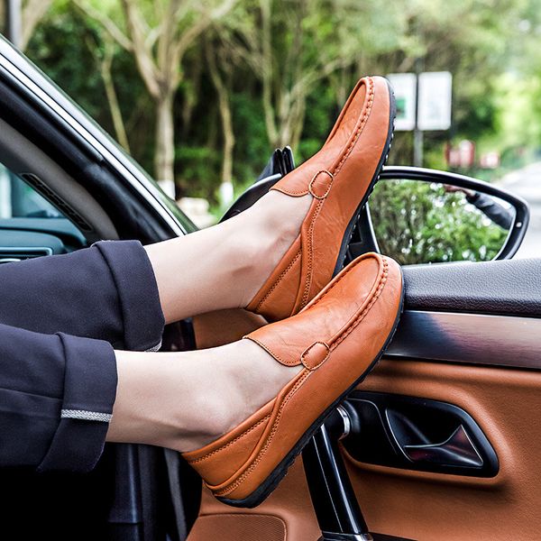 classics concise fashion men light loafers solid spring autumm flat driving shoes comfy leisure soft slip on shoes, Black
classics concise fashion men light loafers solid spring autumm flat driving shoes comfy leisure soft slip on shoes, Black