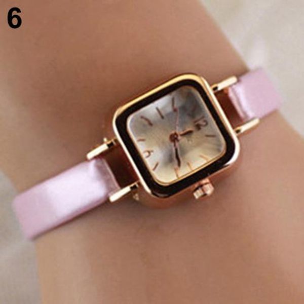 slim faux leather clock ladies watch strap square dial female analog quartz wrist watch gift women watches, Slivery;brown
slim faux leather clock ladies watch strap square dial female analog quartz wrist watch gift women watches, Slivery;brown